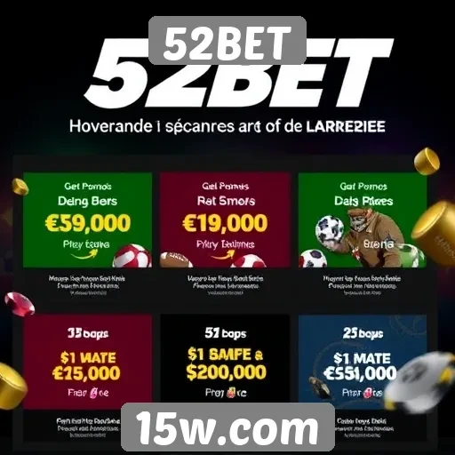 Novas promoções atraem jogadores para 52BET